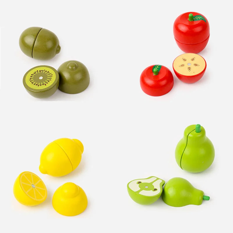 Wooden Chopping Food Set