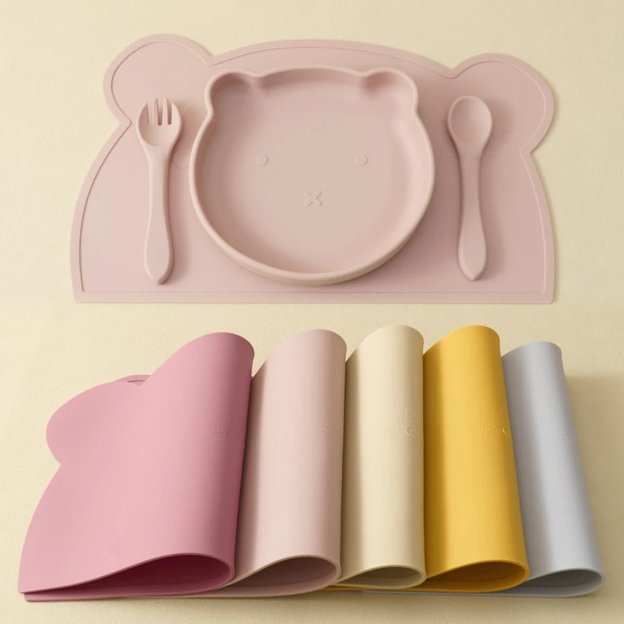Teddy Bear Silicone Set