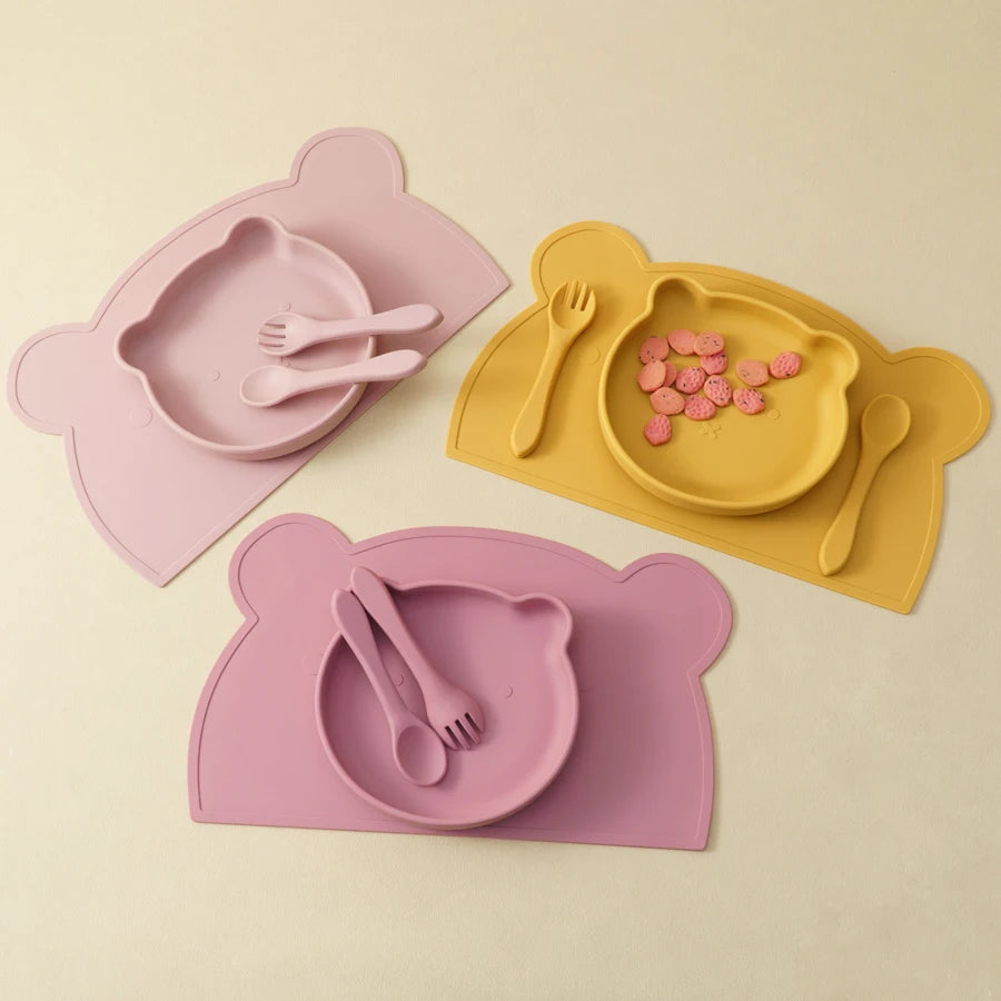 Teddy Bear Silicone Set