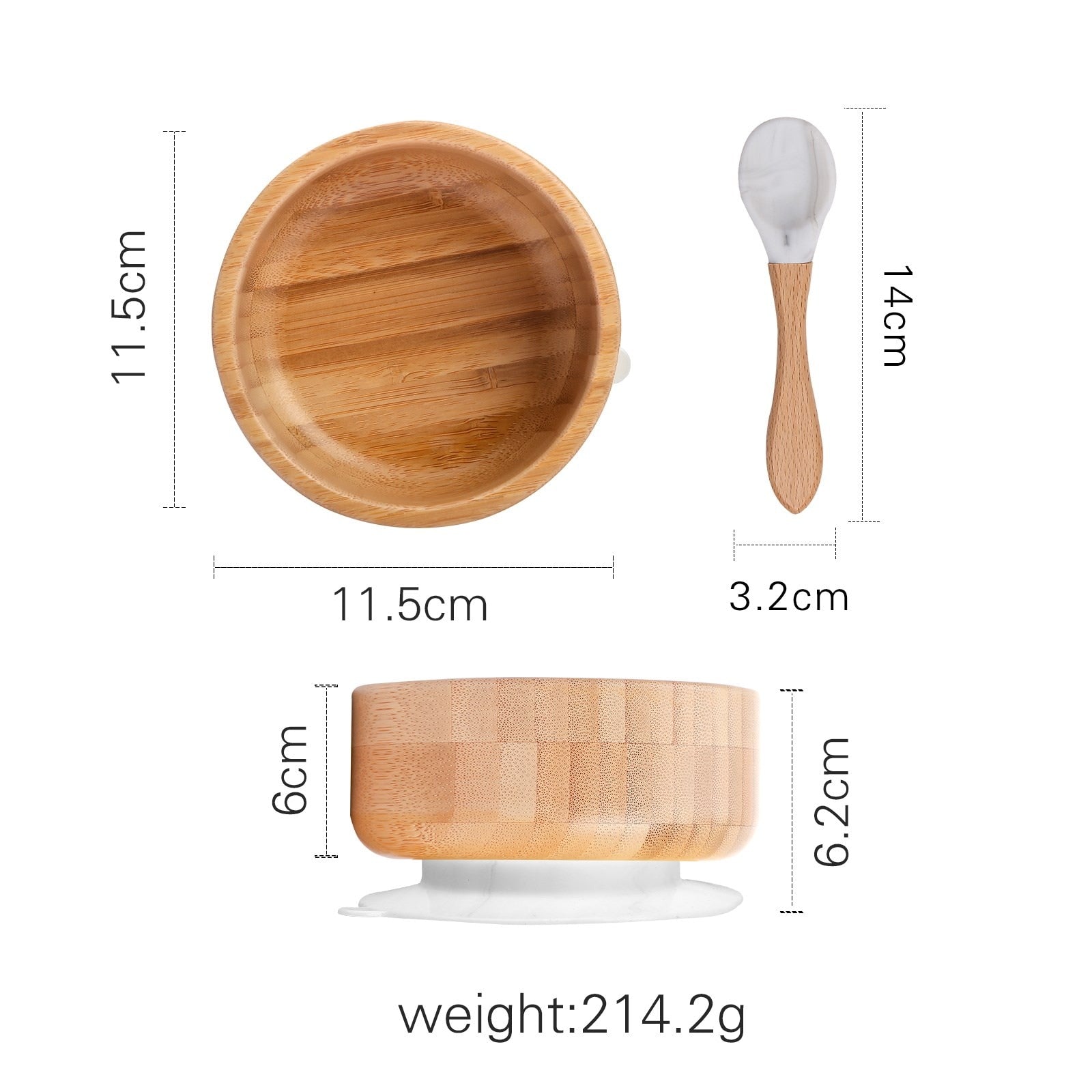 Elephantastic Suction Plate, Bowl and Utensil Set