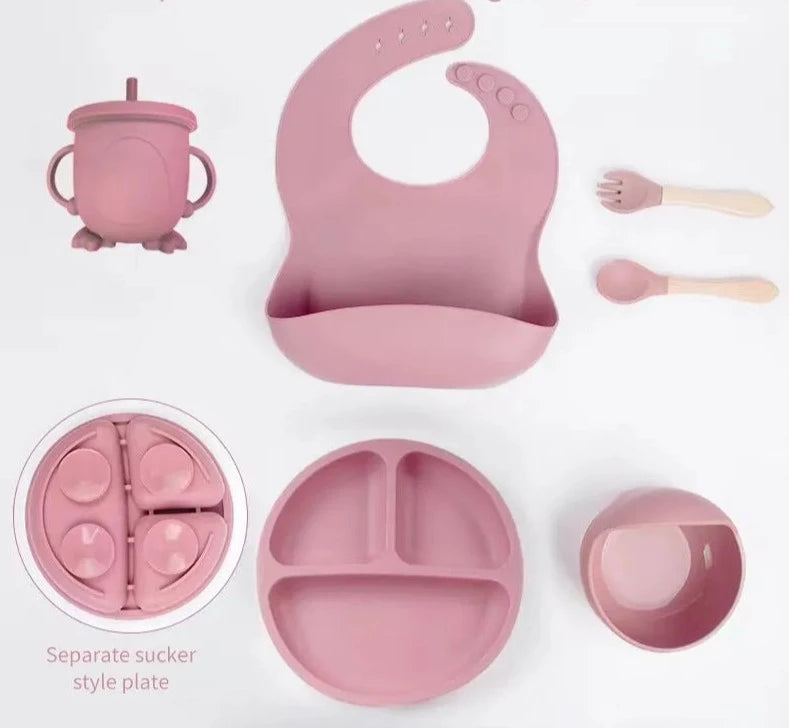 6 Piece Super Silicone Weaning Sets