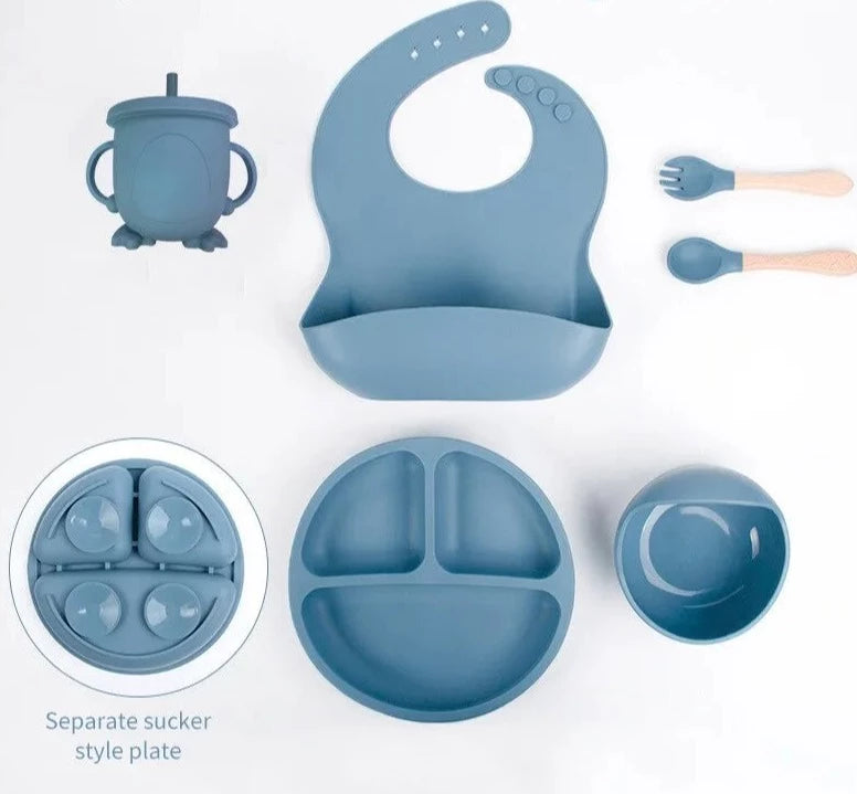 6 Piece Super Silicone Weaning Sets