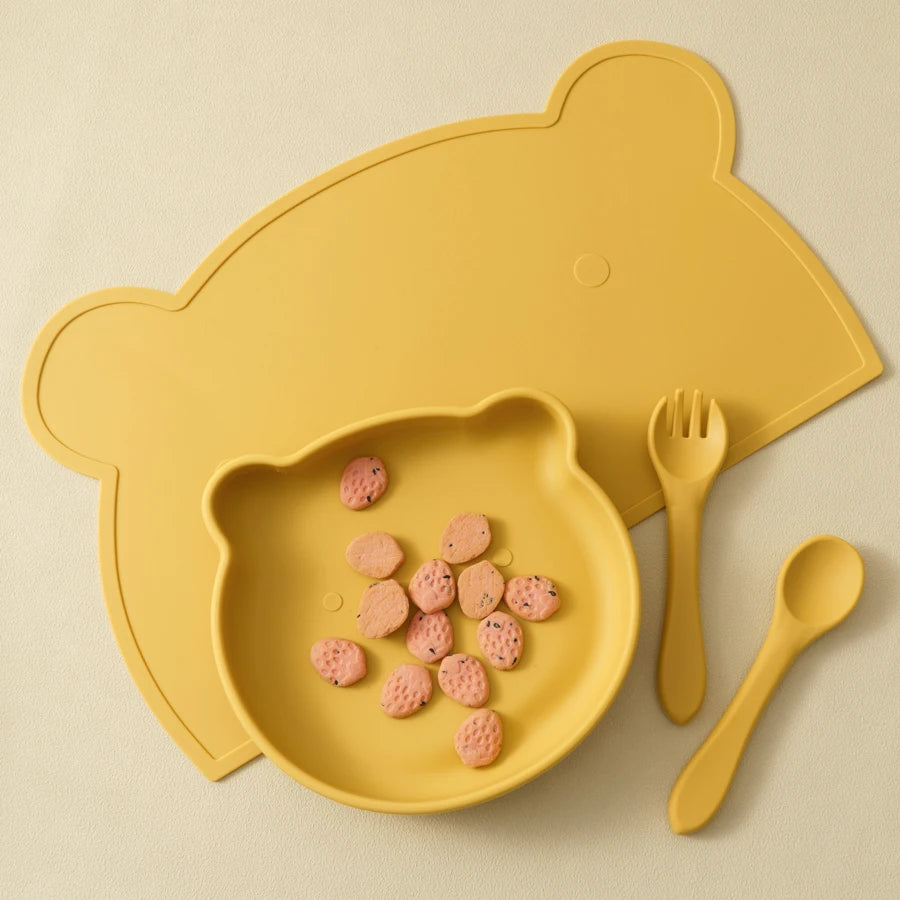 Teddy Bear Silicone Set