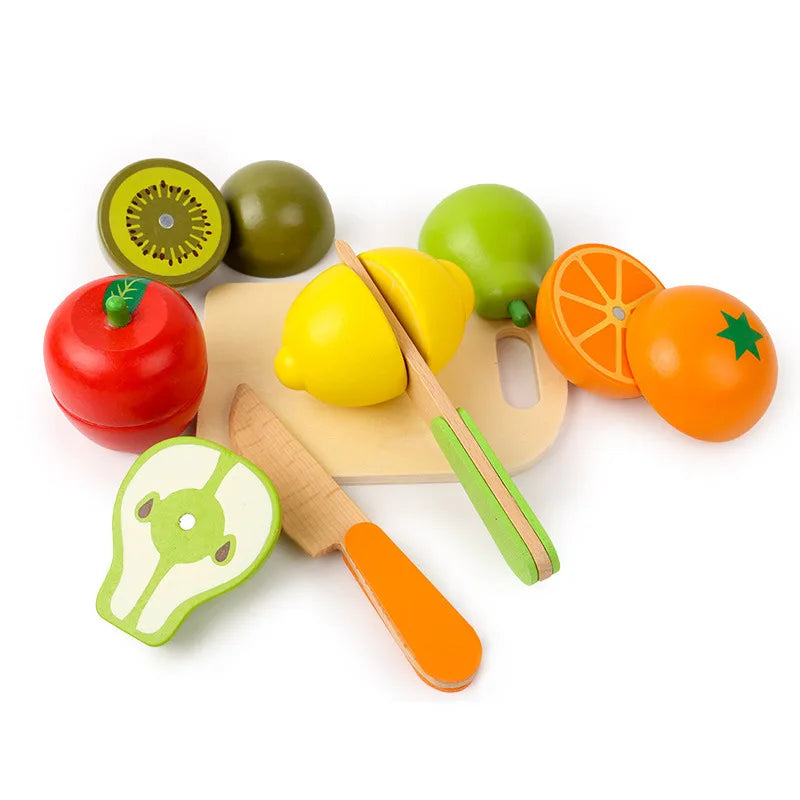 Wooden Chopping Food Set